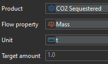 Product system showing units available.